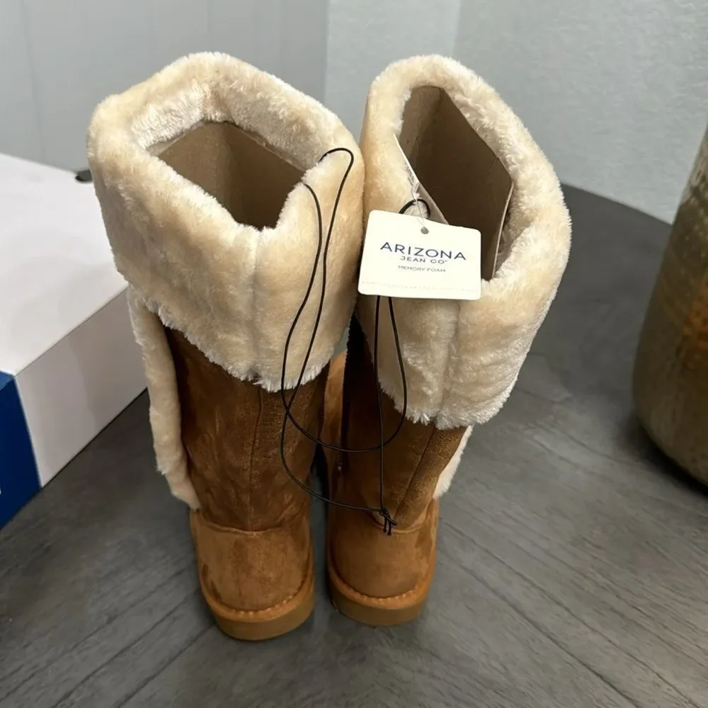 Arizona Jean Co Womens Summit Flat Heel Winter Boots